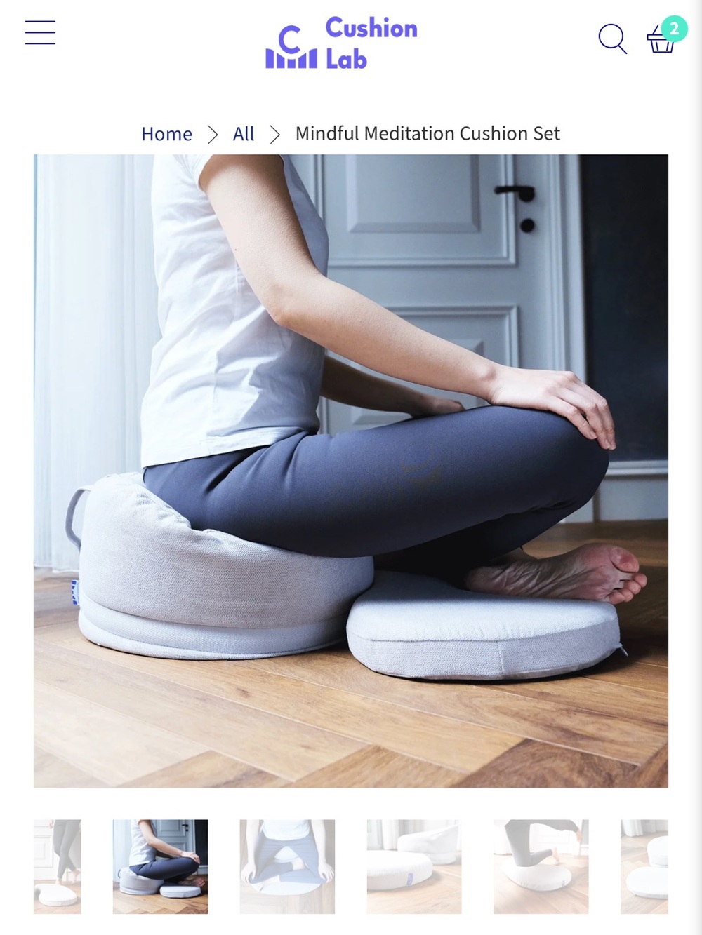 Mindful Meditation Cushions - Neutral Color - Picture 13 of 13